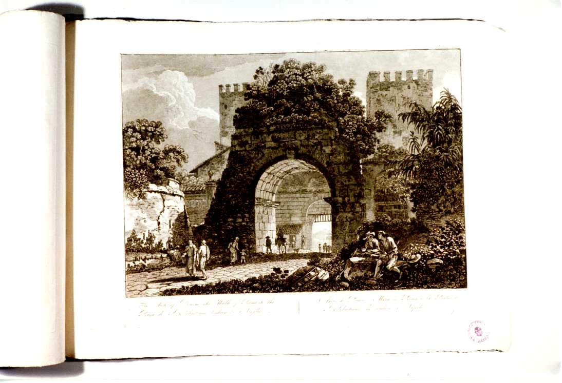 Arco di Druso - incisione, Isernia